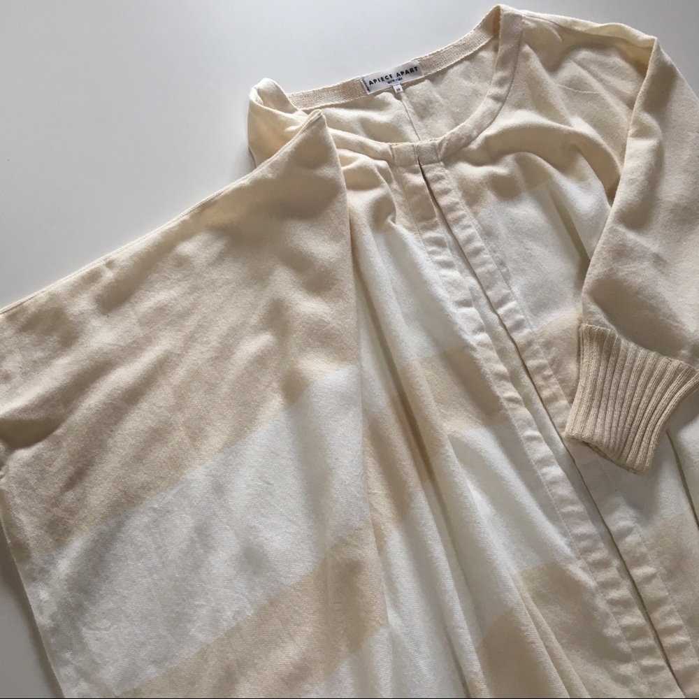 Apiece Apart Classic Cotton Poncho